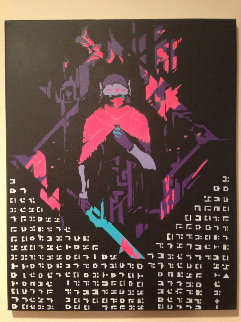 Hyper Light Drifter, based off concept art for the game